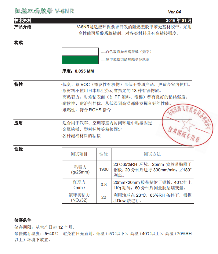 保溫棉專用阻燃背膠(圖1)